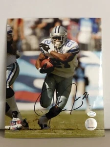 JULIUS JONES SIGNED AUTOGRAPHED 8"X10" PHOTO DALLAS COWBOYS with COA NEW - Picture 1 of 2
