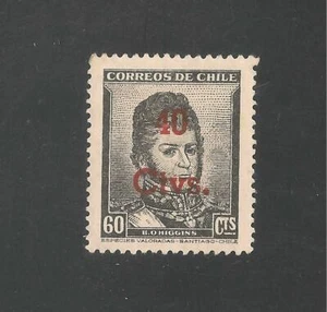 Chile #266 (A117) VF MINT VLH - 1952 40c on 60c Bernardo O'Higgins - Picture 1 of 1