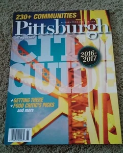 Pittsburgh Magazine 2016-17 STADTFÜHRER Sehenswürdigkeiten Essen Attraktionen brandneu - Bild 1 von 3