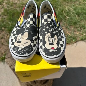 Vans Mickey & Minnie Womens 9 Mens 7.5 - Picture 1 of 7