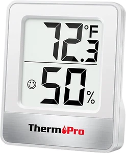 TP49 Digitales Hygrometer Innenthermometer Luftfeuchtemessgerät Raumthermometer mit  - Bild 1 von 11