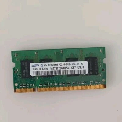 Memoria RAM SO-DIMM DDR2 Samsung 1GB 666 PC2 6400S 666 12 A3 - Immagine 1 di 2