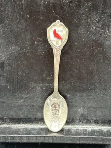 Ohio Kardinal Staatsvogel silberfarben Souvenir Löffel 3-5/8" - Bild 1 von 6