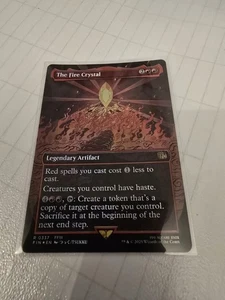 MTG Final Fantasy The Fire Crystal 337 Borderless Foil Near Mint English - Bild 1 von 2