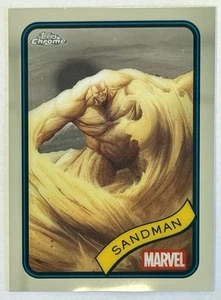 2025 Topps Chrome Marvel - #91 SANDMAN - Marvel Comics - Foto 1 di 2