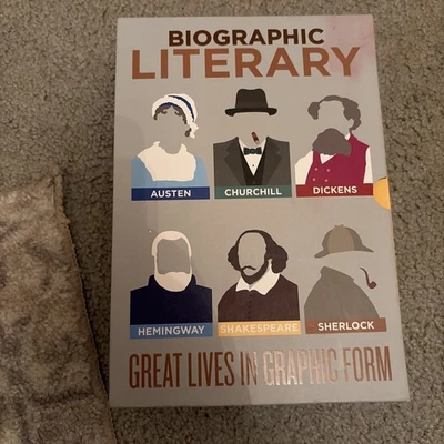 BIOGRAPHIC LITERARY: Great Lives in Graphic Form (6 Book BOX Set) B309 - Image 1 of 2