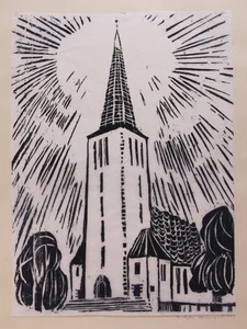 Kringel, Sibylle (1925-2015) signierter Holzschnitt 1958 - Bild 1 von 4