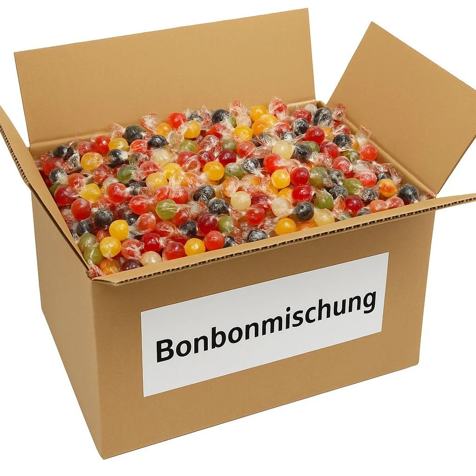10kg Bonbons Kamelle Großpackung – Wurfmaterial Karneval Fasching Süßigkeiten DE - Bild 1 von 1