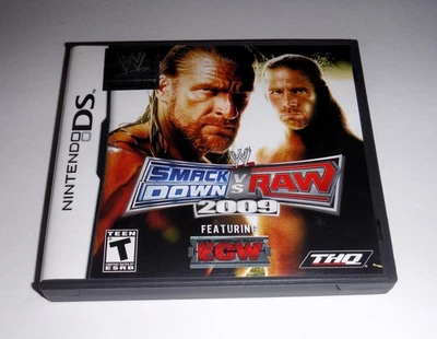 WWE SmackDown vs. Raw 2009 Featuring ECW (Nintendo DS, 2008) Complete Tested - Image 1 of 4