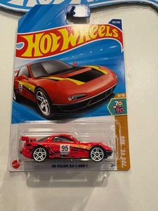 2025 HOT WHEELS RED '95 MAZDA RX-7 DRIFT 9/10 HW '70S VS. '90S 163/250 - Picture 1 of 1