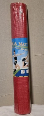 Tapete de ioga fitness 68" X 24" saúde mental corpo rosa - Imagem 1 de 3