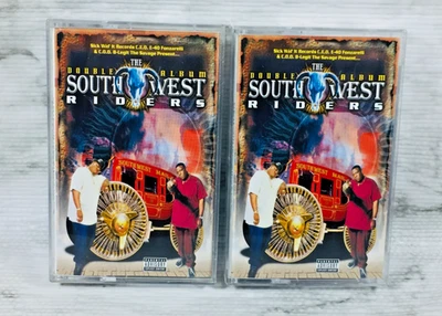SOUTHWEST RIDERS (DOUBLE ALBUM) CASSETTE TAPE (X2) E-40 B-LEGIT (SICK WID IT)+++ - Image 1 of 4