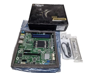 Asrock Rack B650D4U Ryzen Epyc Board AM5 PCIe x16 m.2 IPMI DDR5 Server LAN - Picture 1 of 1