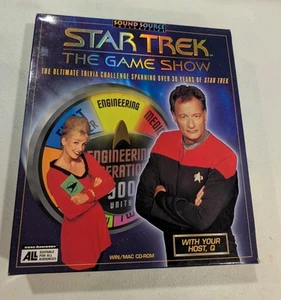 Star Trek The Game Show trivia game 1999 Win/Mac CD-ROM Big Box Brand New Sealed - Picture 1 of 9