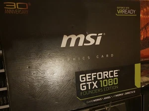 MSI GeForce GTX 1080 Founders Edition 30th Anniversary - Picture 1 of 3