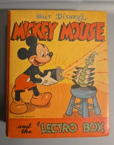 1946 Disneys "Mickey Mouse & the 'Lectro Box", großes kleines Buch #1413 Whitman - Bild 1 von 5