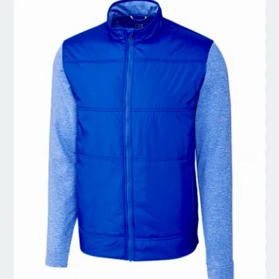 NUEVA Chaqueta de Golf Para Hombres $170 CUTTER & BUCK Stealth Híbrida Acolchada DryTec Chelan 3XL Foto 1 de 4