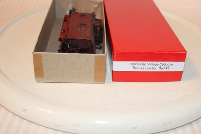 HO Scale Unbranded, Cupola Caboose, Thomas Lumber, #2 Hand Built, Vintage - Image 1 of 4