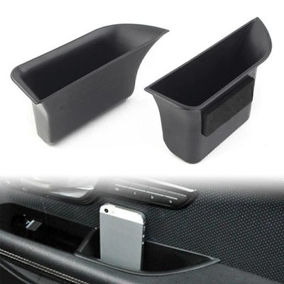 Car Front Door Handle Armrest Storage Box Tray Bin Kit Fit Jaguar XF 2009-2014 - Изображение 1 из 4
