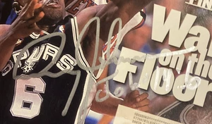 Avery Johnson Signed Jun 28 1999 Basketball SI Sports Illustrated Magazine Spurs - Picture 1 of 6