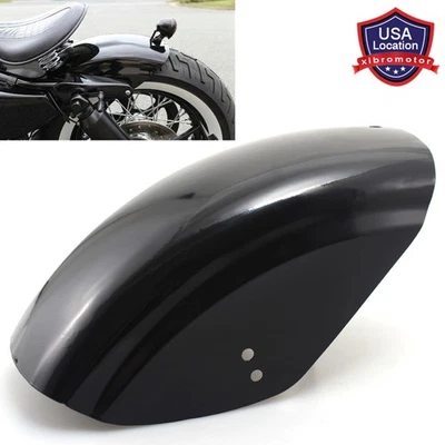 Guardabarros trasero negro mate para Harley Davidson Sportsters Iron XL 883 XL 1200 Foto 1 de 4