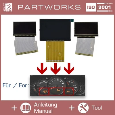 Pantalla velocímetro para PORSCHE 996 Boxster 986 cuadro de instrumentos versión km/h SET Foto 1 de 4