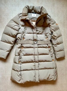 Aigle gesteppte Winterjacke lang in Beige dick gefüttert für Damen Gr.L - Bild 1 von 3