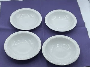 4 Rosenthal Maria Classic Rose White Fruit or Sauce Bowls - Picture 1 of 7