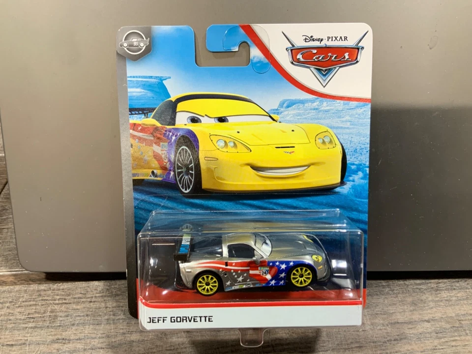 АВТОМОБИЛИ DISNEY PIXAR ДЖЕФФ КОРВЕТ СЕРЕБРЯНАЯ КОЛЛЕКЦИЯ - Изображение 1 из 1