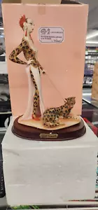 Escultura Dama Art Deco Colección Roberto Brambilla Italia Capodimonte - Imagen 1 de 5