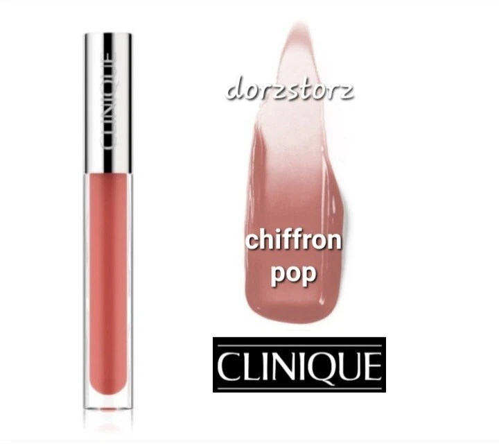Clinique Pop Plush Creamy Lip Gloss No.02 Chiffon Pop .11fl oz