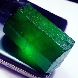Loose Gemstone Natural Emerald 500+ Ct Rough Earth Mined Green Certified - Picture 1 of 14
