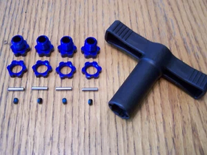 Fits Traxxas Sledge 95096-4 17mm Aluminum Wheel Hub Hex Nut Pin Splined Wrench - Picture 1 of 2