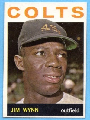 1964 Topps #38 Jim Wynn VG-VGEX+ MARKED Rookie RC Houston Colt 45's A7532 - Image 1 of 2