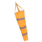 Reflective Windsock Wind Direction Measurement Sock Bag Orange Polyester 80cm❤