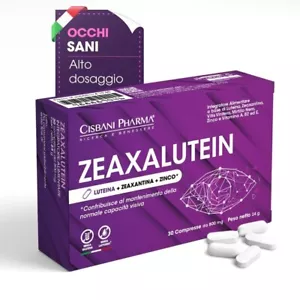CISBANI PHARMA Zeaxalutein - Integratore Occhi 800mg ad Alto Dosaggio con Lutein - Foto 1 di 6