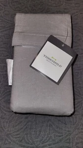 Threshold Linen Blend Pillowcase Set (Standard) Seagull, New - Picture 1 of 3