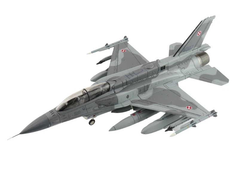 General Dynamics F-16D Fuerza Aérea Polaca Diecast Modelo Escala 1:72 - HA38041 Foto 1 de 4