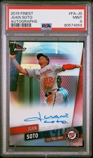 2019 Juan Soto PSA 9 Autograph Topps Finest | ON-Card Auto MVP Candidate!!
