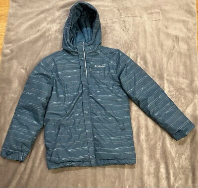 Columbia Chaqueta Niñas Jóvenes L 14/16 Snowboard Esquí Invierno Insolación Chaqueta Verde Foto 1 de 4