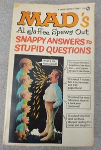 1968 MAD'S AL Jaffee spuckt bissige Antworten auf dumme Fragen aus, Humor Comic - Bild 1 von 8