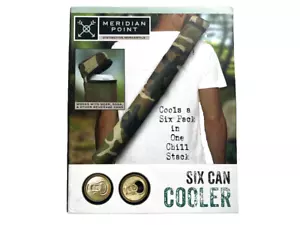 Meridian Point Six Can Cooler Insulated CAMO Backpack Sleeve - Beer or Soda 9z - Picture 1 of 2