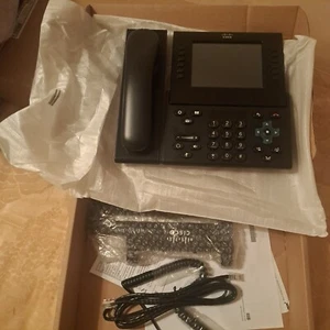 Cisco CP-9971 6-Line Color Touchscreen USB Unified IP Phone CP-9971-C-K9 New NIB - Photo 1/6