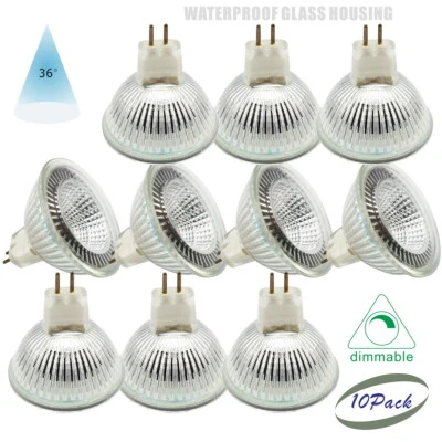 10 pack LED Spot Light Bulb 5W GU5.3 Lamp Base Replace Narrow beam Halogen Bulb - Image 1 of 4