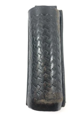 Triple K 88 Black Leather Basket Weave Mace OC Spray Holder Holster 1948-O - Image 1 of 3