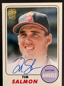 2024 Topps Archives '68 Fan Favorites Autographs #68FFTSA Tim Salmon - Picture 1 of 6