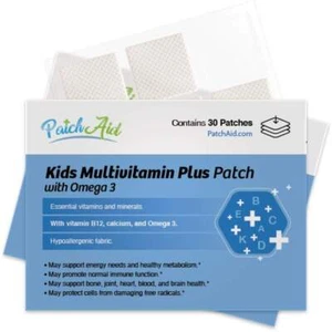 Kids Multivitamin Plus Topical Patch with Omega-3 by PatchAid - Picture 1 of 4