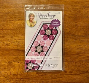 Quilt in a Day Eleanor Burns Flower Power Tablerunner Pattern With Templates New - Picture 1 of 2