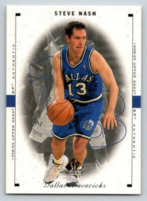 1998-99 SP Authentic #27 Steve Nash (ref 219998) - Image 1 of 2