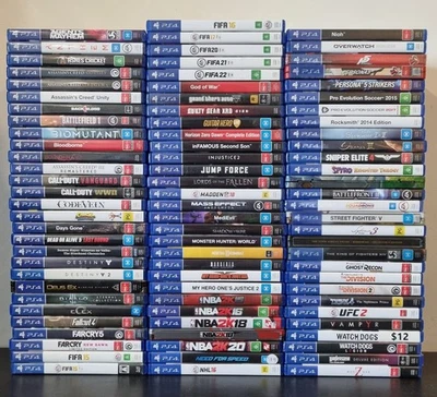 Playstation 4 games Sony PS4 - Some Sealed. *Select a title* - image 1 of 4